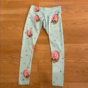 Donut skull leggings